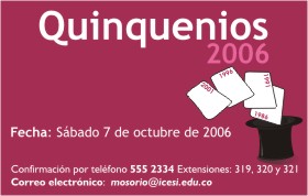 Celebración Quinquenios 2006